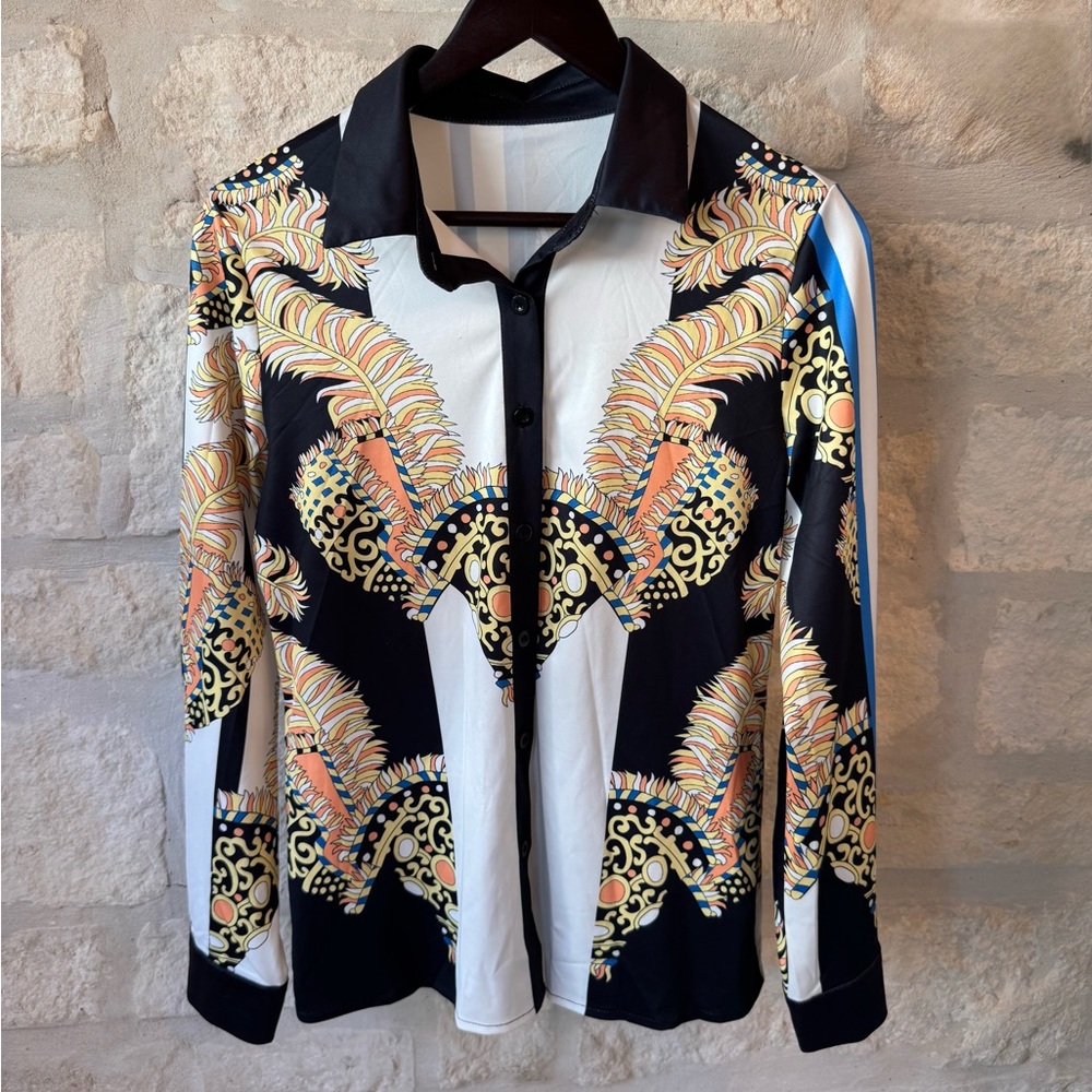 Stylish Women's Multicolor Blouse